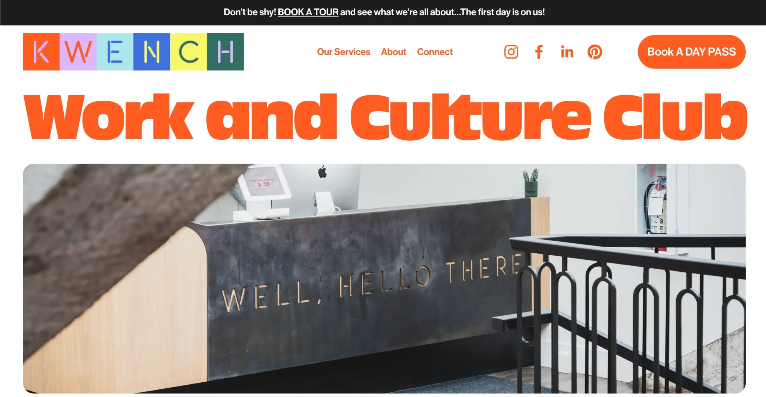 KWENCH coworking website